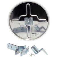 信栄物産 ステンレスミラー 丸型 φ433(白) S-4W 1枚