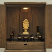 エイ・アイ・エス 現代風仏壇 蒼天（そら） 幅480×奥行320×高さ575mm ダークブラウン BUDH-101 DBR 1台（直送品）