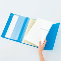 リヒトラブ(LIHIT LAB.) AQUA DROPs ドキュメントファイル A4 赤（レッド） A5056-3