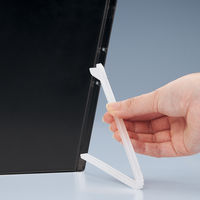 リヒトラブ(LIHIT LAB.) クリップボード＜スタンド付＞ A4 クリヤー A5167-1 1枚