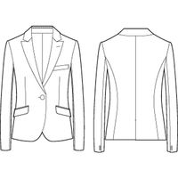 チクマ TOUGH ELEGANT ジャケット TE4087-2-17（直送品）