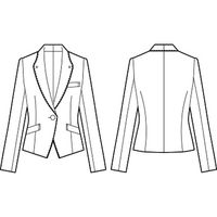 チクマ ジャパネスク・モダン 市松 ジャケット TE4088-2-17（直送品）