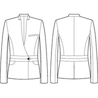 チクマ ジャパネスク・モダン 紬調 ジャケット TE4062-2-15（直送品）