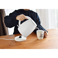 ドリテック 電気ケトル「リコリス」0.8L ホワイト PO-151WT 1台