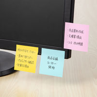 アスクル 強粘着ふせん 75×75mm パワーパステル 1箱（50冊入）  オリジナル