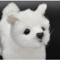 【ぬいぐるみ】HANSA ハンサ 6831 ホッキョクギツネ（仔）6831（直送品）