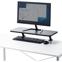 サンワサプライ 机上台 机上ラック クランプ式 幅650mm MR-LC305BK 1個