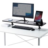 サンワサプライ 机上台 机上ラック クランプ式 幅1000mm MR-LC306BK 1個