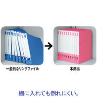 コクヨ　リングファイル丸型2穴　スリムスタイル（ハードタイプ）　A4タテワイド　背幅27mm　緑　ASフ-URFH420G　30冊  オリジナル