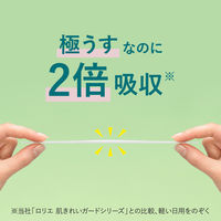 【生理用品】 ナプキン しっかり昼用 羽なし 20.5cm ロリエ スリムガード 1ケース（32枚×16個） 花王