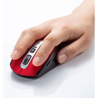 ワイヤレスマウス　無線　Bluetooth　静音　5ボタン　中型サイズ　ブルーLED　MA-BTBL162R　サンワサプライ　1個