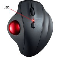 ワイヤレスマウス　無線　静音　3ボタン　大型サイズ　光学式　MA-WTB129BK　サンワサプライ　1個（直送品）