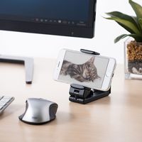 サンワサプライ トラベルスマホホルダー 自撮り棒 デスク取り付け PDA-STN30BK 1個