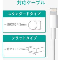 エレコム アップルペンシル専用/充電アダプタ用紛失防止キャップ/ホワイト TB-APEACCWH 1個