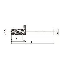 オーエスジー ラフィングエンドミル 8456730 1PC（直送品）