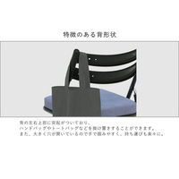 SANKEI GARDE STUDIO 折りたたみイス アクト 座厚張りクッション付 ブルー NT-FC-22065 1脚（直送品）