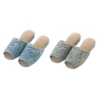 センコー FOOTWELL マトラル スリッパ Lサイズ 約25-26.5cm グレー FTW221009 1足（直送品）