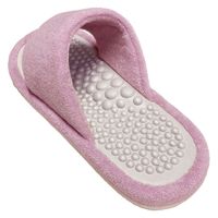 センコー FEELFOOT ヘルスハナオ 鼻緒 スリッパ L約24-26cm ピンク FF 221014 1足（直送品）