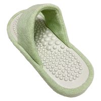 センコー FEELFOOT ヘルスハナオ 鼻緒 スリッパ M 約22-24cm グリーン FF 221014 1足（直送品）