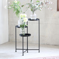 スパイス アイアンフラワーラウンドスタンド3段 TJXT1110 1個（直送品）