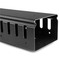 サーバーラック/キャビネット用縦型ケーブルダクト 1.8m CMVER40UF 1個 Startech.com