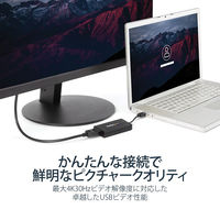 DisplayPort変換アダプタ [USB-A（オス） - ディスプレイポート（メス）] 4K対応 Startech.com