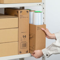 「現場のチカラ」アスクル 3本入り 2インチ ストレッチフィルム14μm1箱（3本入） オリジナル