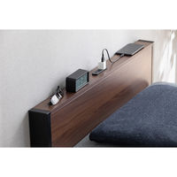 アイリスオーヤマ 宮付きウッドパイプベッドS WPB-S 1台（直送品）