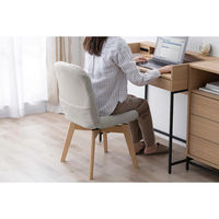 アイリスオーヤマ 折りたたみ回転チェア アイボリー OKC-FA 1台（直送品）