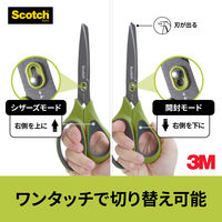 スリーエム(3M) スコッチ 梱包開封シザーズ ハサミ はさみ べたつき防止加工 8インチ 1本 1488NS-J