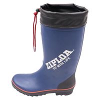 ZIPLOA HB-760 紳士カバー付きブーツ 25    ネイビー コーコス信岡 1足（直送品）