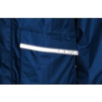 ZIPROA Z-2300 透湿レインスーツ 4L    ネイビー コーコス信岡 1着（直送品）