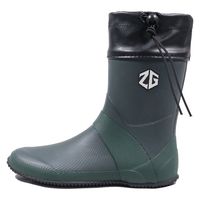 ZIPLOA ZG-110 アクティブレインブーツ ショート XL    グリーン コーコス信岡 1足（直送品）