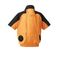 クロダルマ エアセンサー ハーネス対応半袖ジャンパー マンゴーイエロー 4L 268801-24-4L 1枚（直送品）