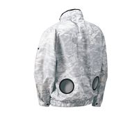 クロダルマ エアセンサー 長袖ジャンパー 迷彩シルバー L 258621-400-L 1枚（直送品）