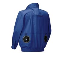 クロダルマ エアセンサー フルハーネス対応綿100%長袖ジャンパー ブルー 7L 258631-10-7L 1枚（直送品）