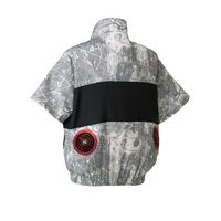 クロダルマ エアセンサー 半袖ジャンパー 迷彩シルバー 5L 268791-400-5L 1枚（直送品）