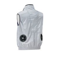 クロダルマ エアセンサー ベスト シルバー L 26865-40-L 1枚（直送品）