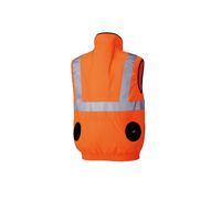 クロダルマ エアセンサー JIS T8127高視認性安全服付ベスト オレンジ M 26868-28-M 1枚（直送品）