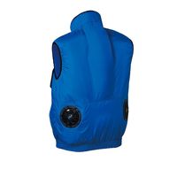 クロダルマ エアセンサー ベスト ブルー 4L 26878-10-4L 1枚（直送品）