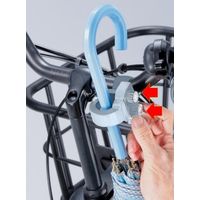 川住製作所 KWー76SL NEWサイクル傘ロック シルバー 1セット(4個)（直送品）