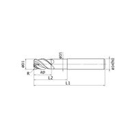 三菱マテリアル MS plusエンドミル VFHVRB D0600R05N030 1PC（直送品）