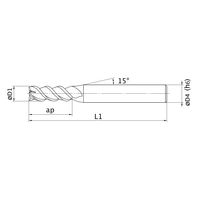 三菱マテリアル エムスターエンドミル MSMHZD D0350 1セット(3PC)（直送品）