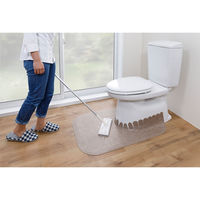 サンコー ゲーミングチェアマット 160×90cm 1枚 ロング 大 ずれない デスク 洗える おくだけ吸着 ブラウン KX-57