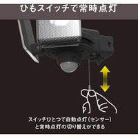 ムサシ LED-AC2050 12.5W×2灯 LEDセンサーライト 1個