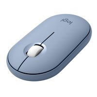 ロジクール Bluetoothマウス 静音 3ボタン 無線 ワイヤレスPEBBLE MOUSE2 ブルー M350SBL 1個