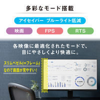 アイリスオーヤマ 27インチ液晶モニター ILD-D27FHH-B 1台