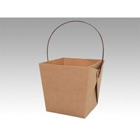 協和パック 弁当容器 デリメイト TK125 嵌合容器付 クラフト 499140 1袋(20個)（直送品）