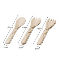 パックスタイル エコカトラリー BBカトラリー スプーン 単袋入 150mm 663603 1袋(100個)