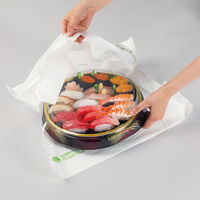 福助工業 持ち帰り袋 ステイブルバッグバイオ25 乳白 No.50 0482498 1袋(100個)